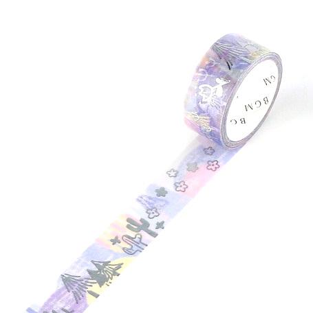 Crayon Landscapes - BGM Foil Washi Tape Australia