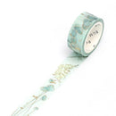 Green Garden- Foil Washi Tape