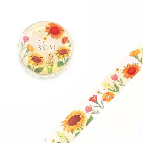 Sunflower - Foil Washi Tape