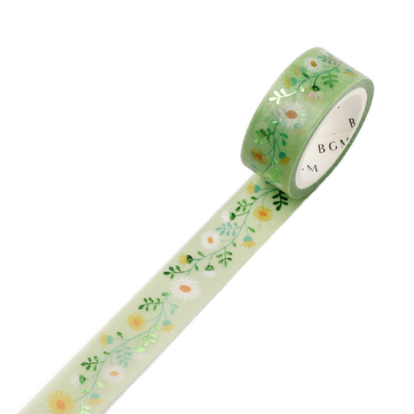 Daisy Chain - Foil Washi Tape