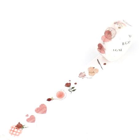 Rose Tea with Love - BGM Washi Tape Australia