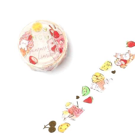 Sweet Tooth Furry Friends - BGM Foil Washi Tape Australia