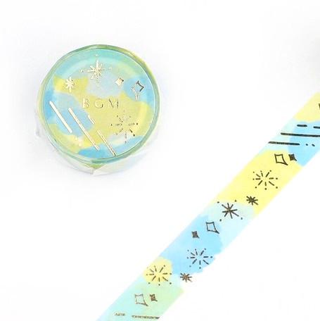 Abstract Stars  - BGM Foil Washi Tape Australia