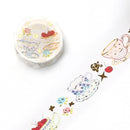 Fine China Tea Time - Foil Washi Tape (wide 20mm)