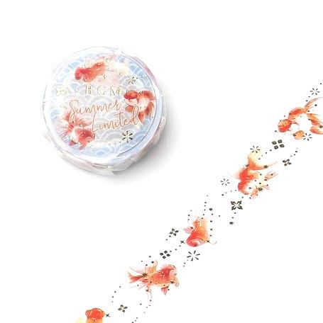 Japanese Goldfish - BGM Foil Washi Tape Australia