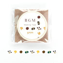 Mushrooms and Butterflies - (Thin 5mm) Washi Tape