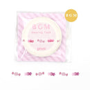 Mauve Candy - Foil (Thin 5mm) Washi Tape