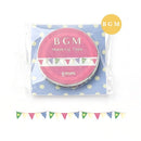 Flags Bunting - Foil (Thin 5mm) Washi Tape