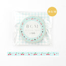 Blue Lace - Foil (Thin 5mm) Washi Tape