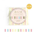 Crayon Stripes - Glitter (Thin 5mm) Washi Tape