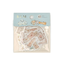 Alice Letter - Flake Stickers (Gold Foil Stamping)