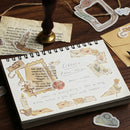 Alice Letter - Flake Stickers (Gold Foil Stamping)