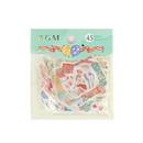 Colourful Party - Flake Sticker (Gold Foil Stamping)