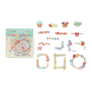 Colourful Party - Flake Sticker (Gold Foil Stamping)