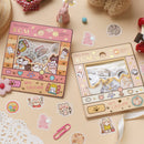 Mochi Cats - Flake Stickers (Gold Foil Stamping)