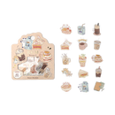 Yummy Treats - Flake Sticker (Gold Foil Stamping)