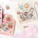 Florist - Flake Sticker (Gold Foil Stamping)