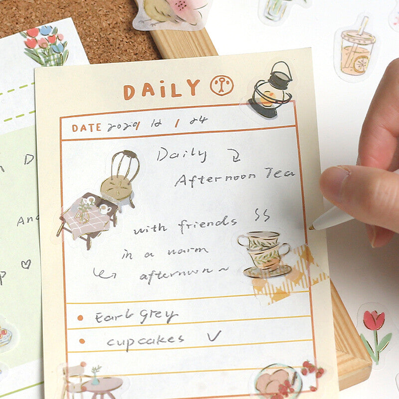 Ribbons - Flake Sticker (Gold Foil Stamping)