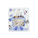 Coordinates - Flake Sticker (Gold Foil Stamping)