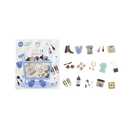 Coordinates - Flake Sticker (Gold Foil Stamping)