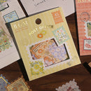 Garden - Flake Stickers (Gold Foil Stamping)