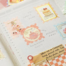 Deserts - Flake Stickers (Gold Foil Stamping)