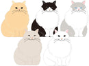Long Hair Cat Die-cut Memo Pad