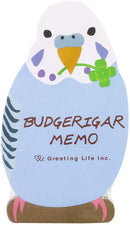 Budgie Die-cut Memo Pad