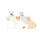 White Cat Die-cut Memo Pad