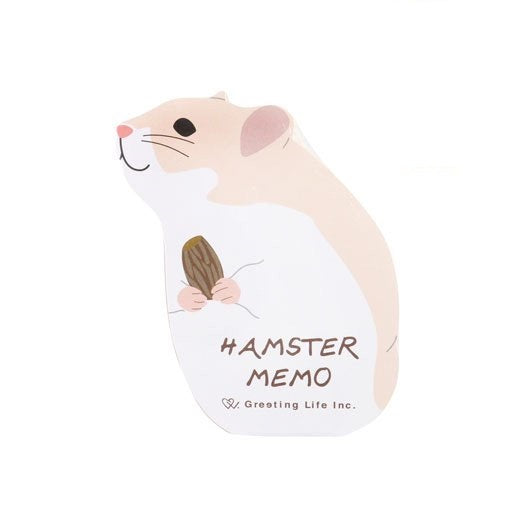 Hamster Die-cut Memo Pad