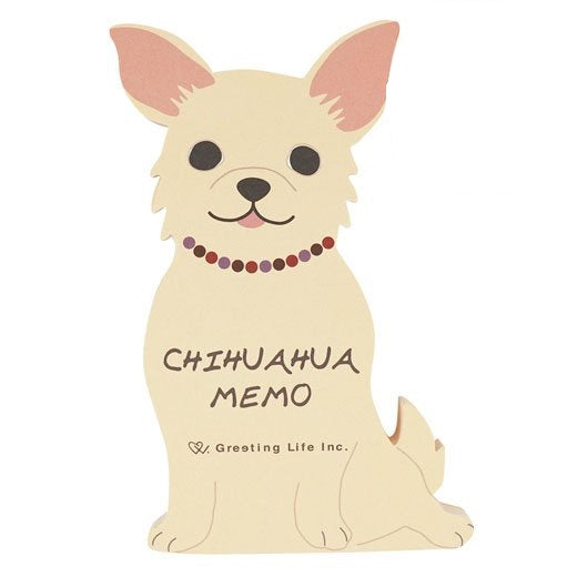 Chihuahua Die-cut Memo Pad