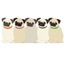Pug Die-cut Memo Pad