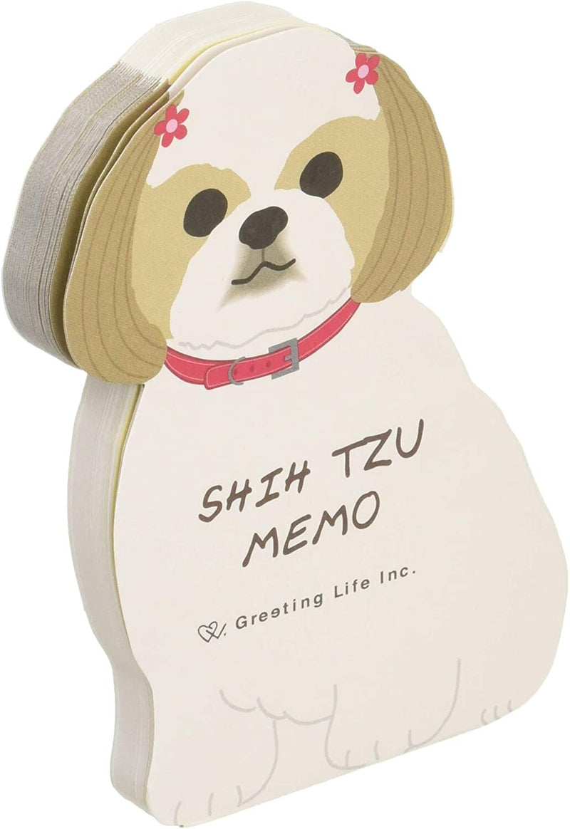 Shih Tzu Die-cut Memo Pad