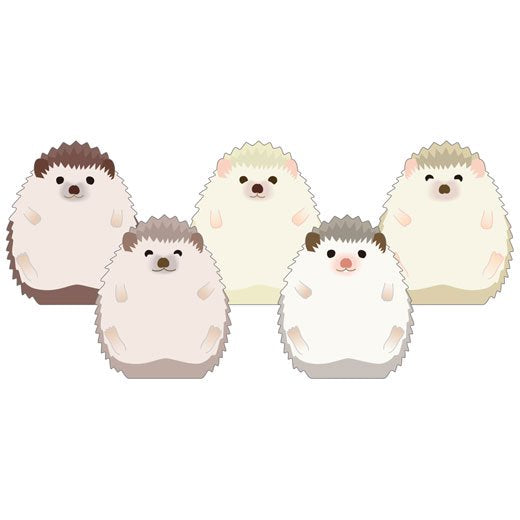 Hedgehog Die-cut Memo Pad