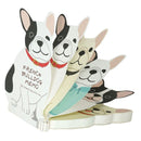 French Bulldog Die-cut Memo Pad