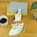 French Bulldog Die-cut Memo Pad