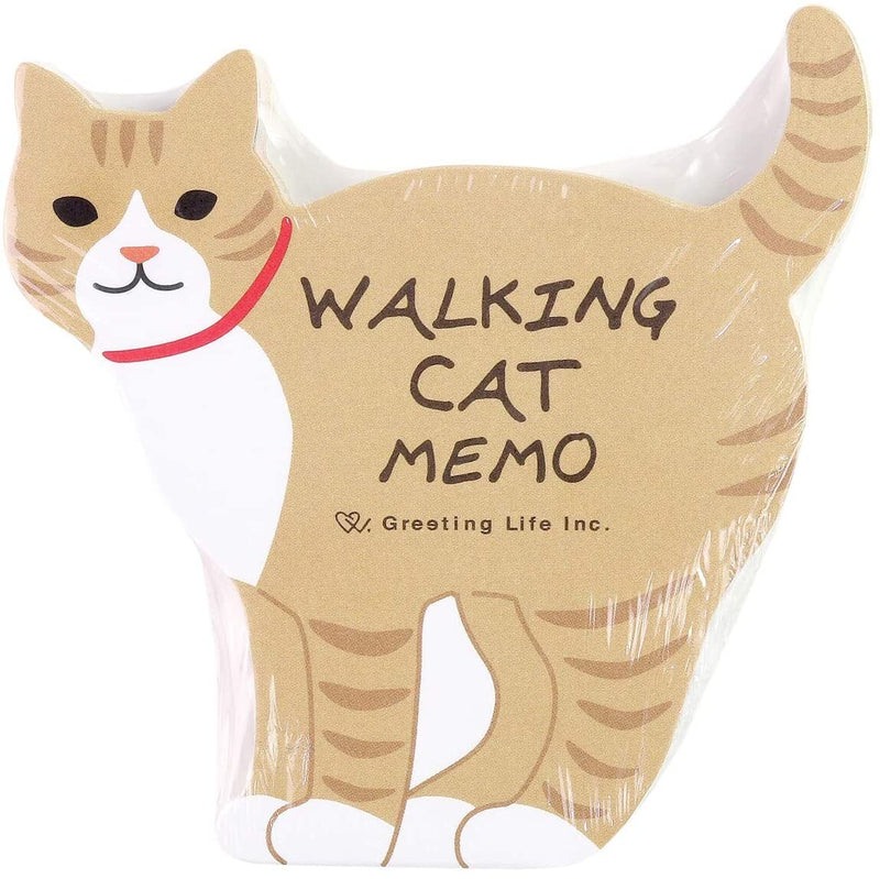 Tabby Cat Die-cut Memo Pad