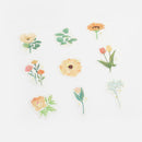 Yellow Garden - Flake Sticker (Gold Foil Stamping)