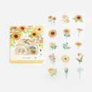 Yellow Garden - Flake Sticker (Gold Foil Stamping)