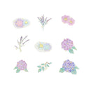 Purple Garden - Flake Sticker (Gold Foil Stamping)