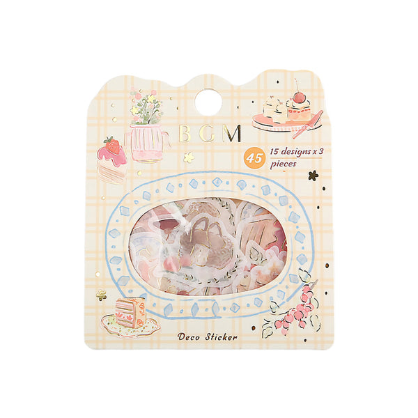 Fresh Desserts - Flake Foil Stamping Stickers