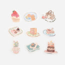 Fresh Desserts - Flake Foil Stamping Stickers