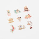 Fresh Desserts - Flake Foil Stamping Stickers