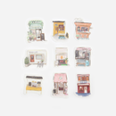 Café Crawl - Flake Sticker (Gold Foil Stamping)