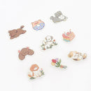 Puppy Fun - Flake Sticker (Gold Foil Stamping)