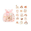 Sakura Pets - Flake Sticker (Gold Foil Stamping)