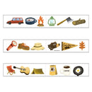 Camping Out - Clear Washi Tape (4m)