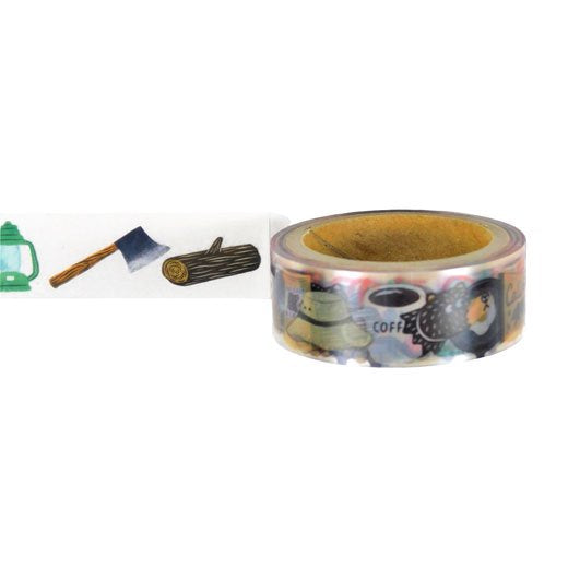 Camping Out - Clear Washi Tape (4m)