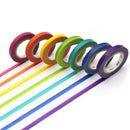 Rainbow Colours (Thin 6mm) Washi Tape