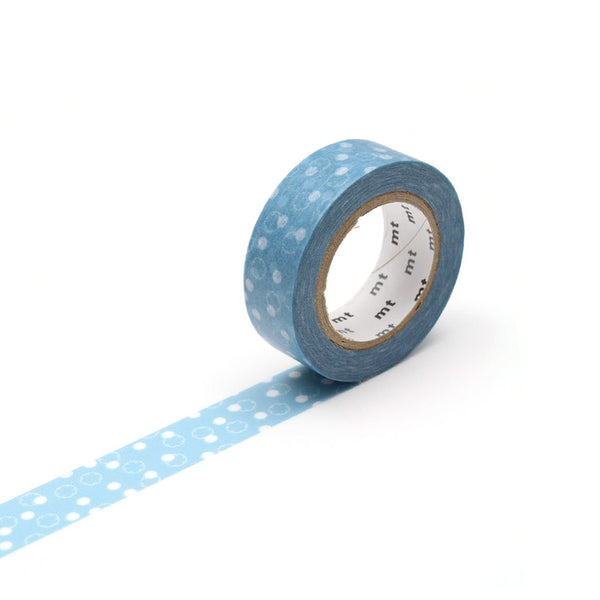 White Spots on Blue Washi Tape Australia